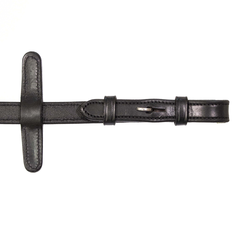 Henry James V-Grip Rubber Reins - Black-1